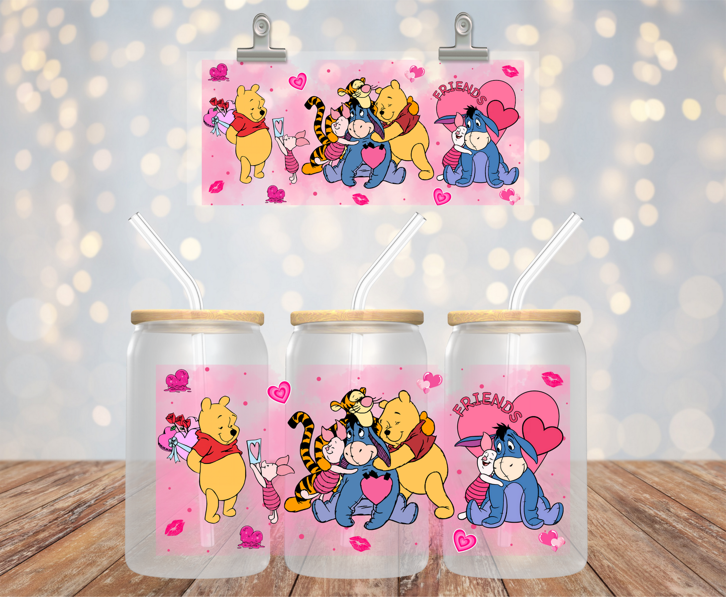 POOH LOVE UVDTF