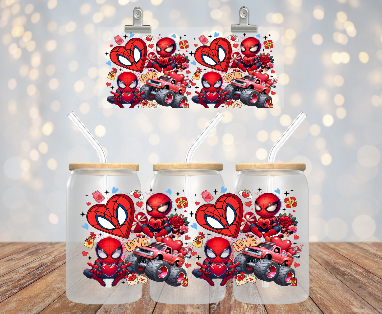 UV DTF Spiderman