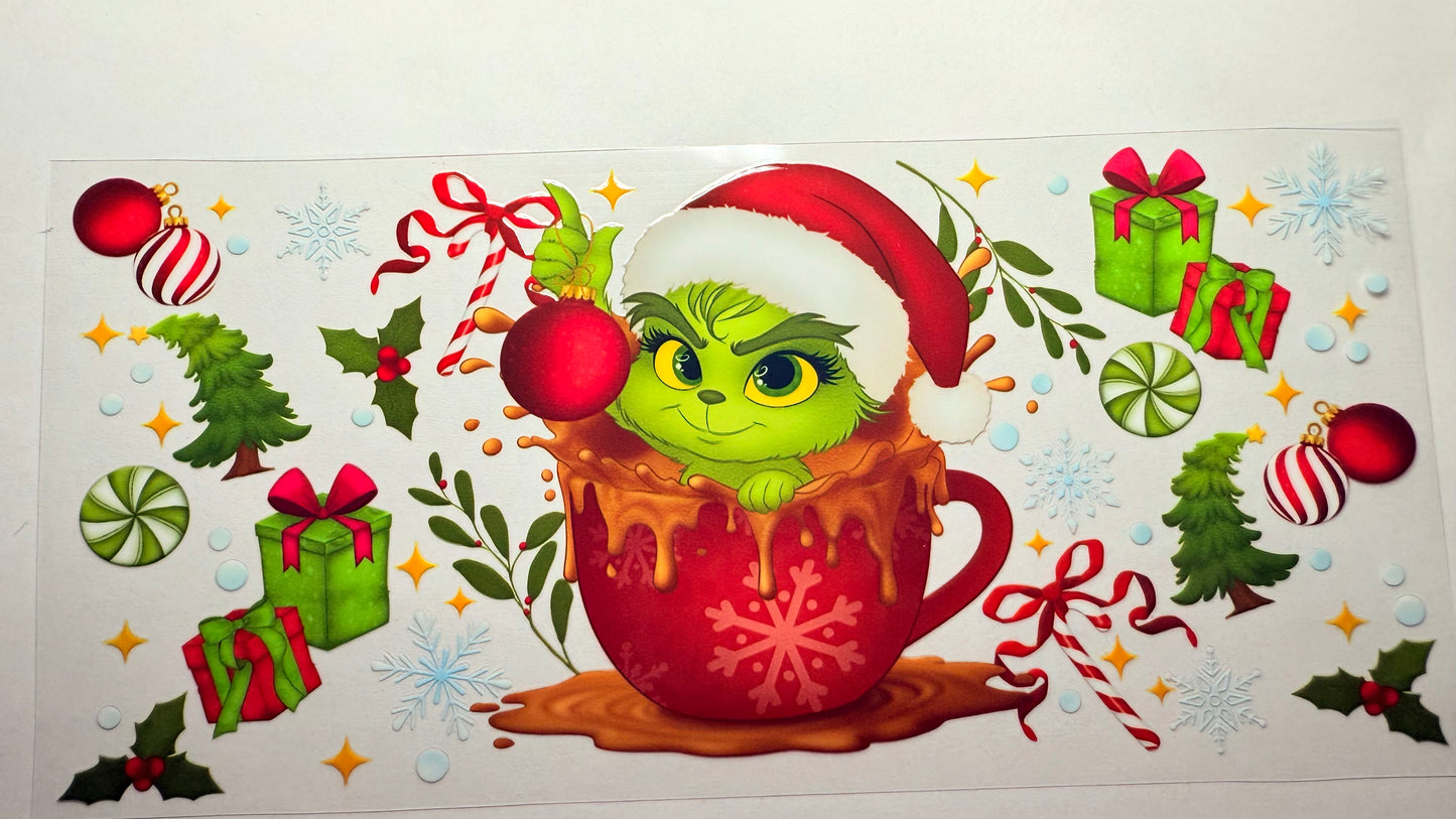 UV DTF Mini grinch cocoa