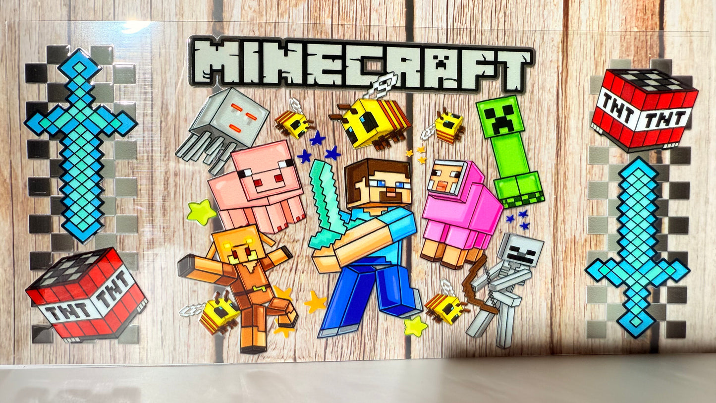UV DTF MINECRAFT