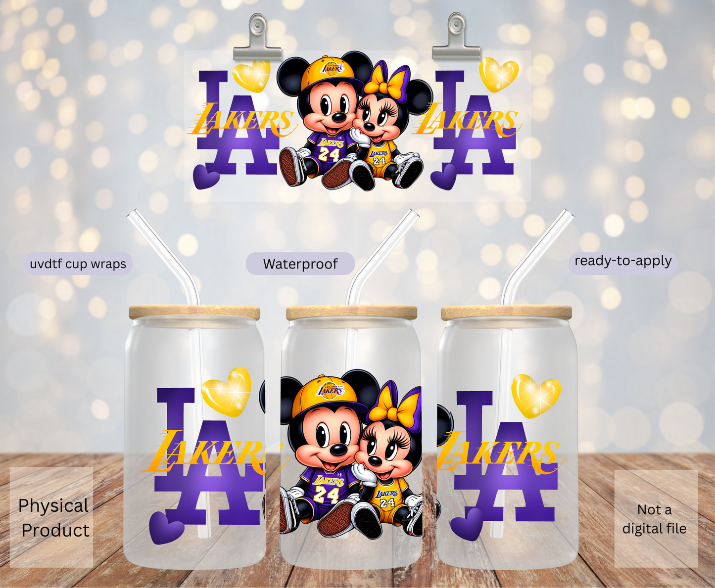 UV DTF lakers Minnie