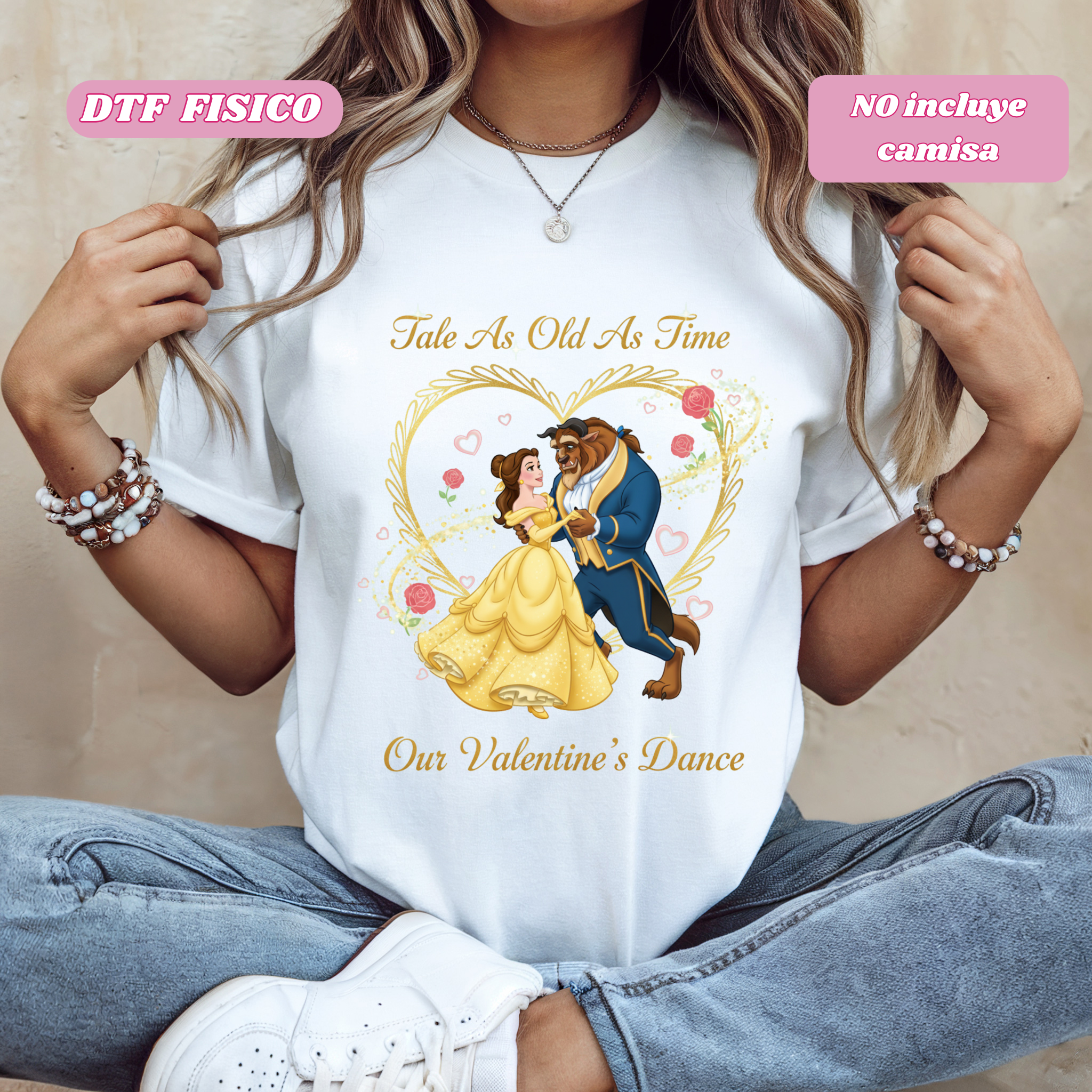 DTF Fisico -bella y bestia