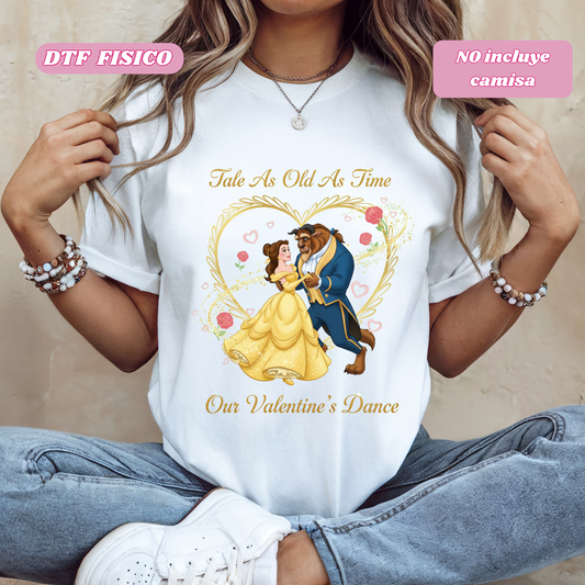 DTF Fisico -bella y bestia