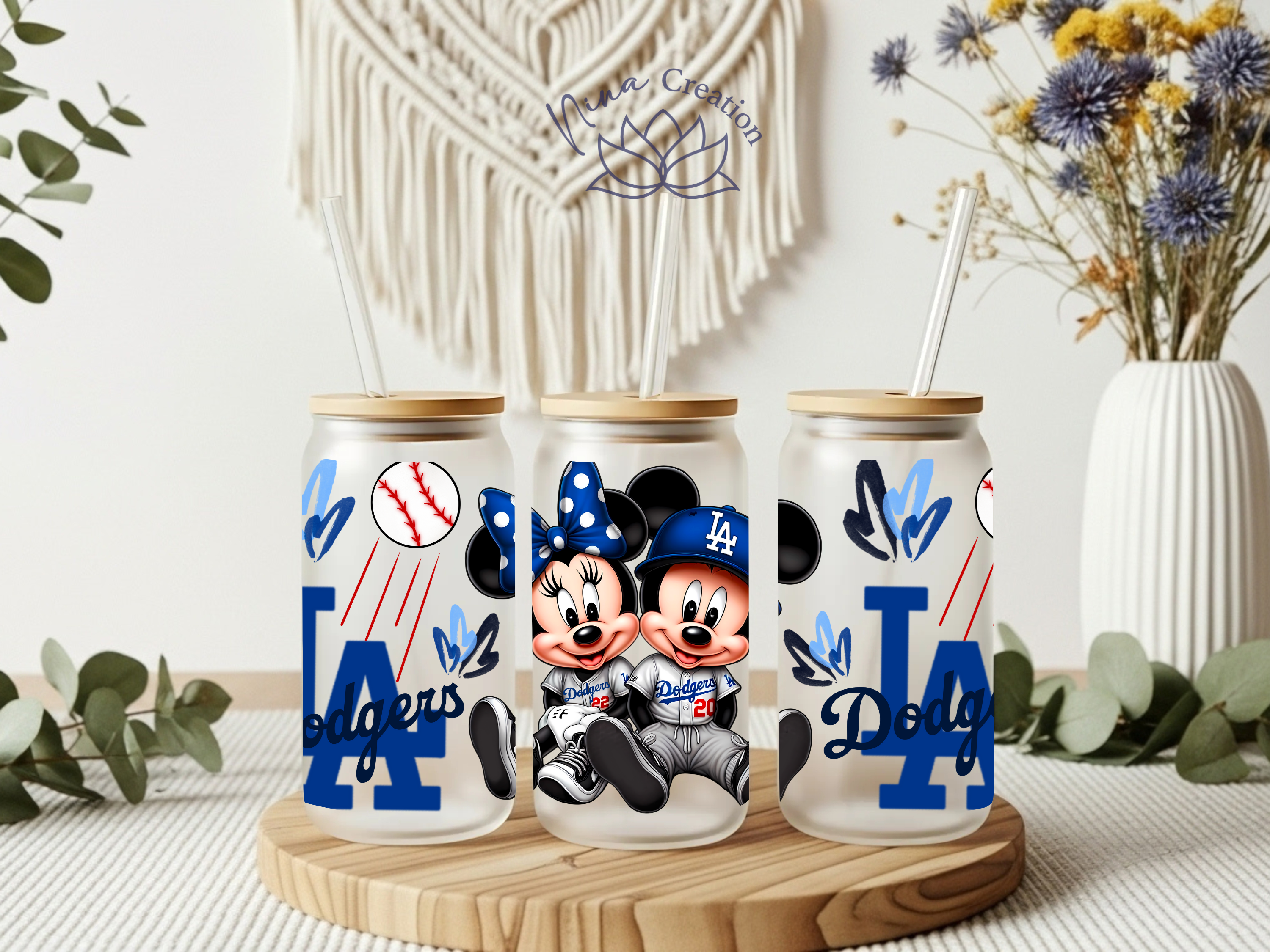 UV DTF Minnie y mickey LA