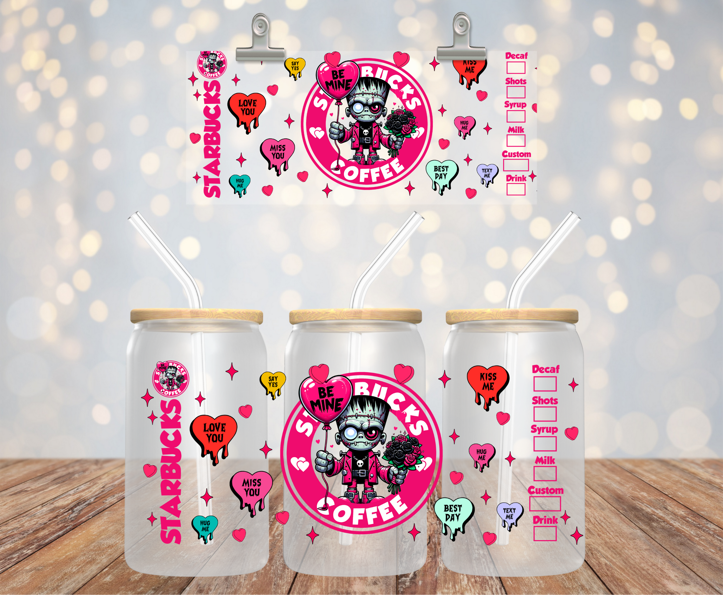 UV DTF MONSTER San Valentín