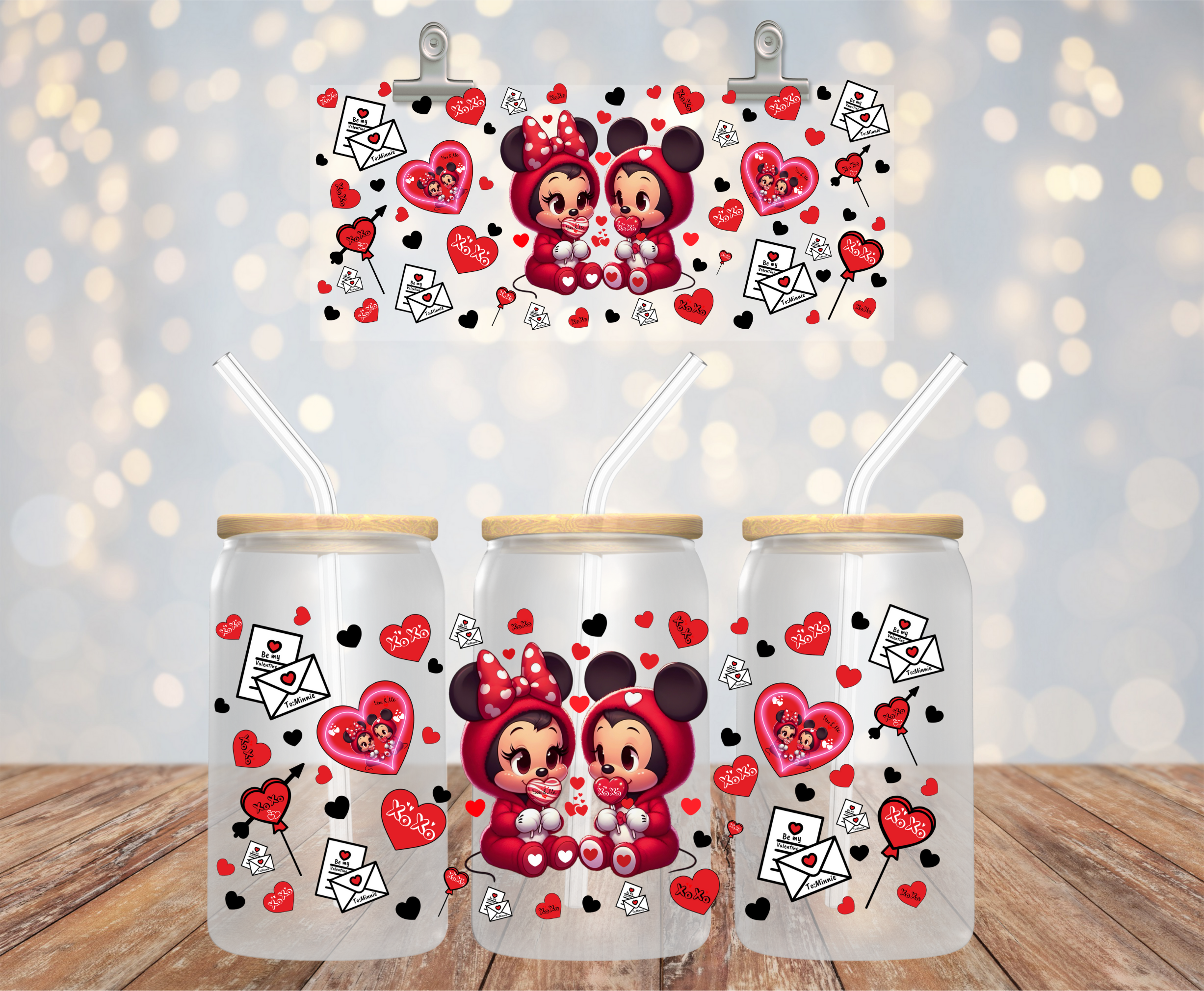 UV DTF MINNIE VALENTIN 3