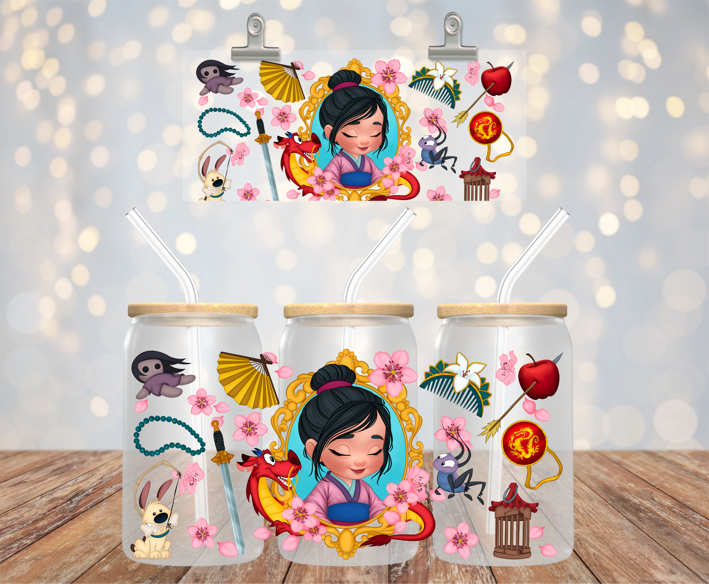 UV DTF PRINCESS MULAN