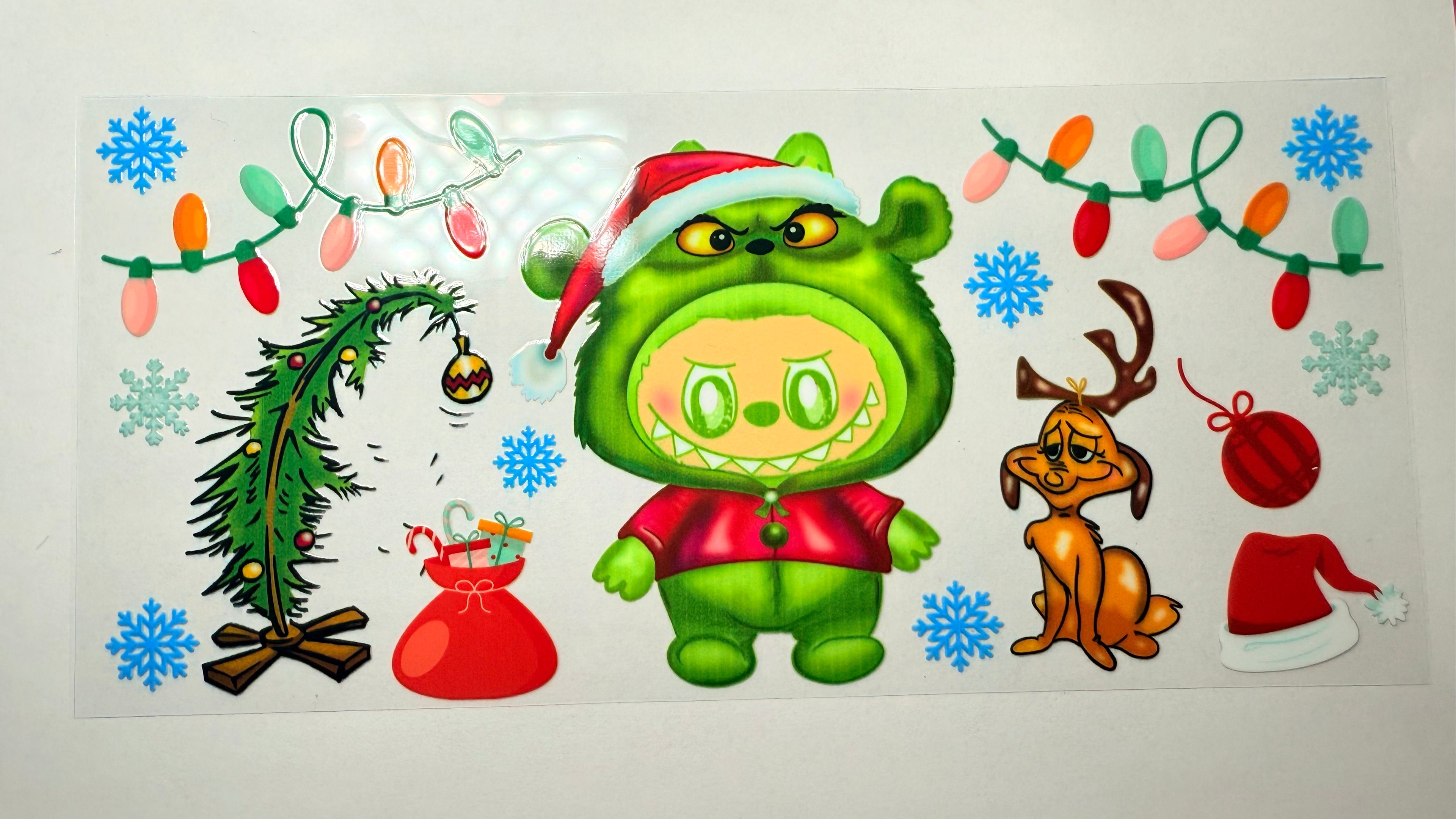 UV DTF MINI GRINCH XMAS