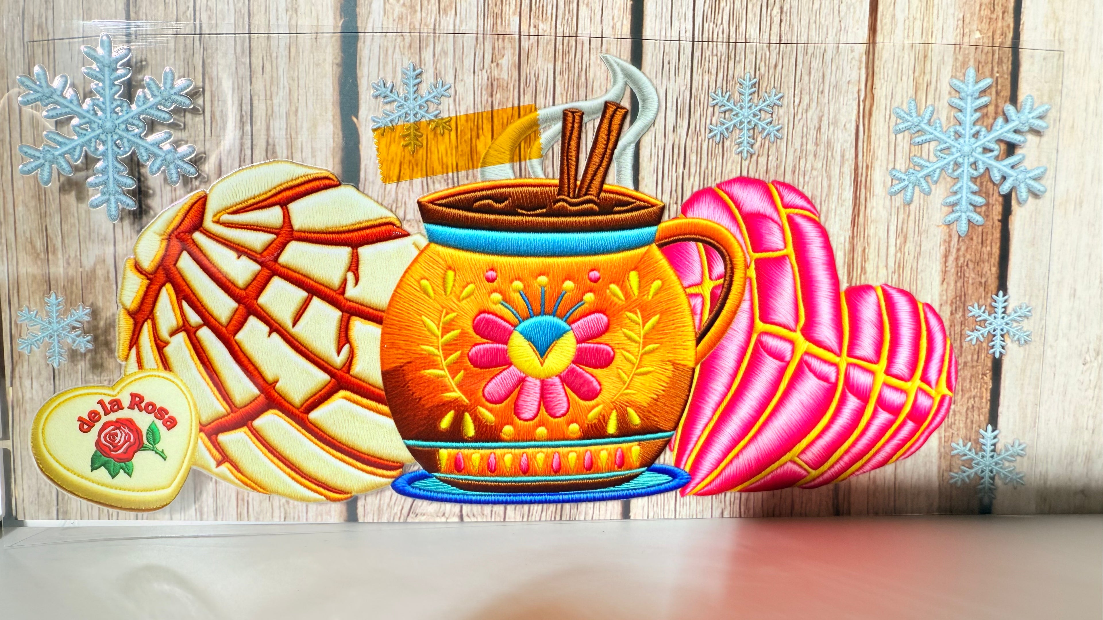 UV DTF PAN DULCE BORDADO