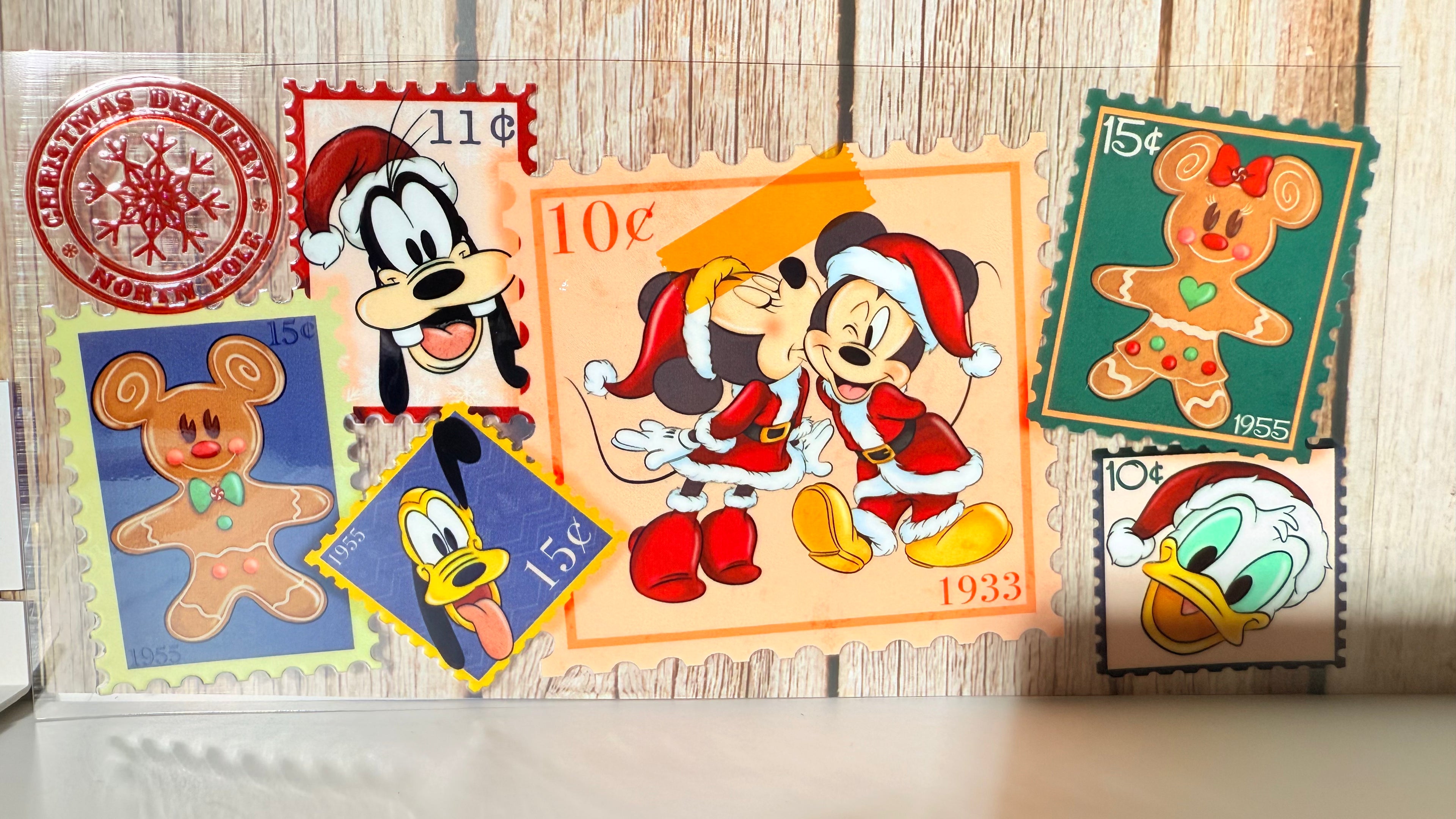 UV DTF SELLOS NAVIDAD MICKEY