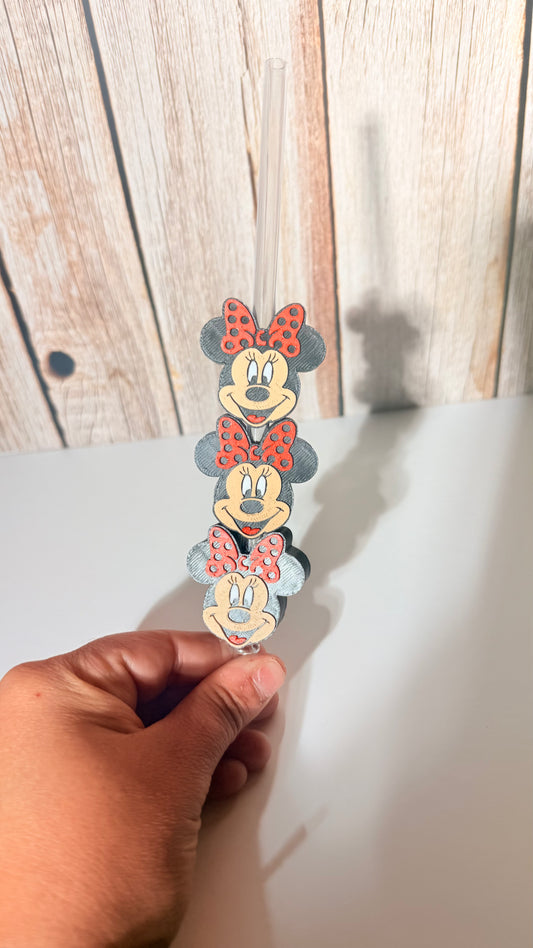 Minnie  strawtopper
