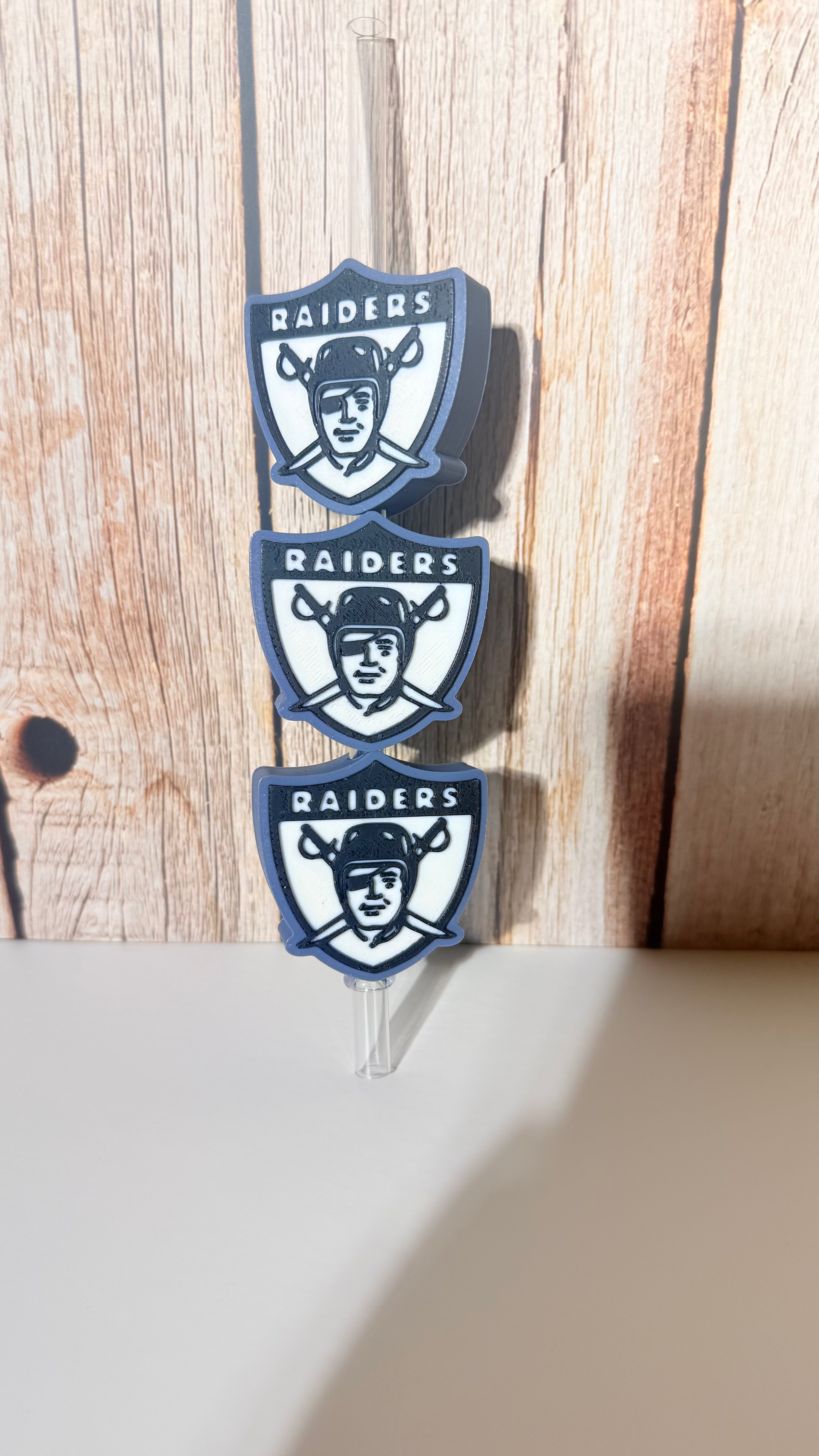 Raiders straw toppers