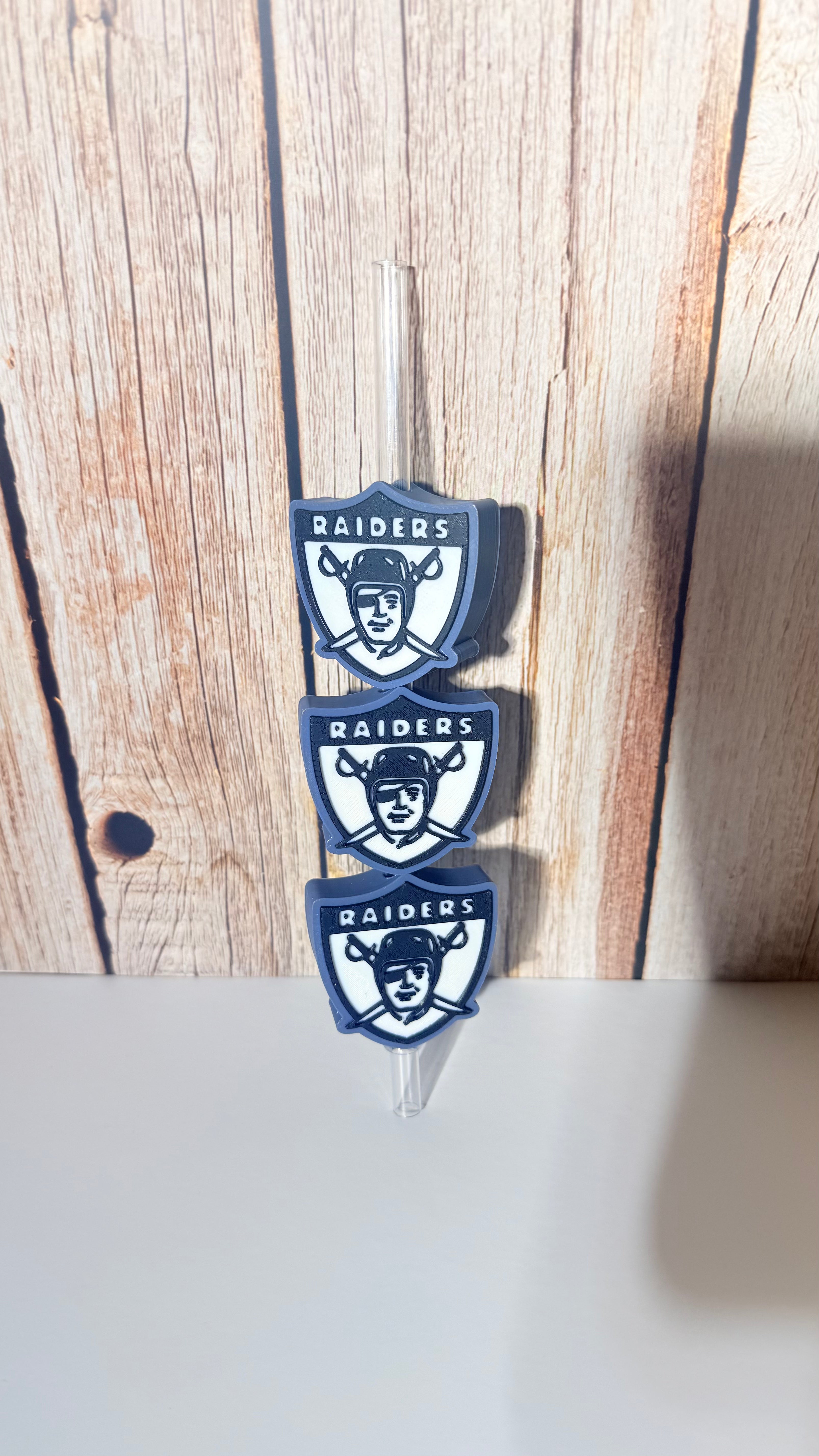 Raiders straw toppers