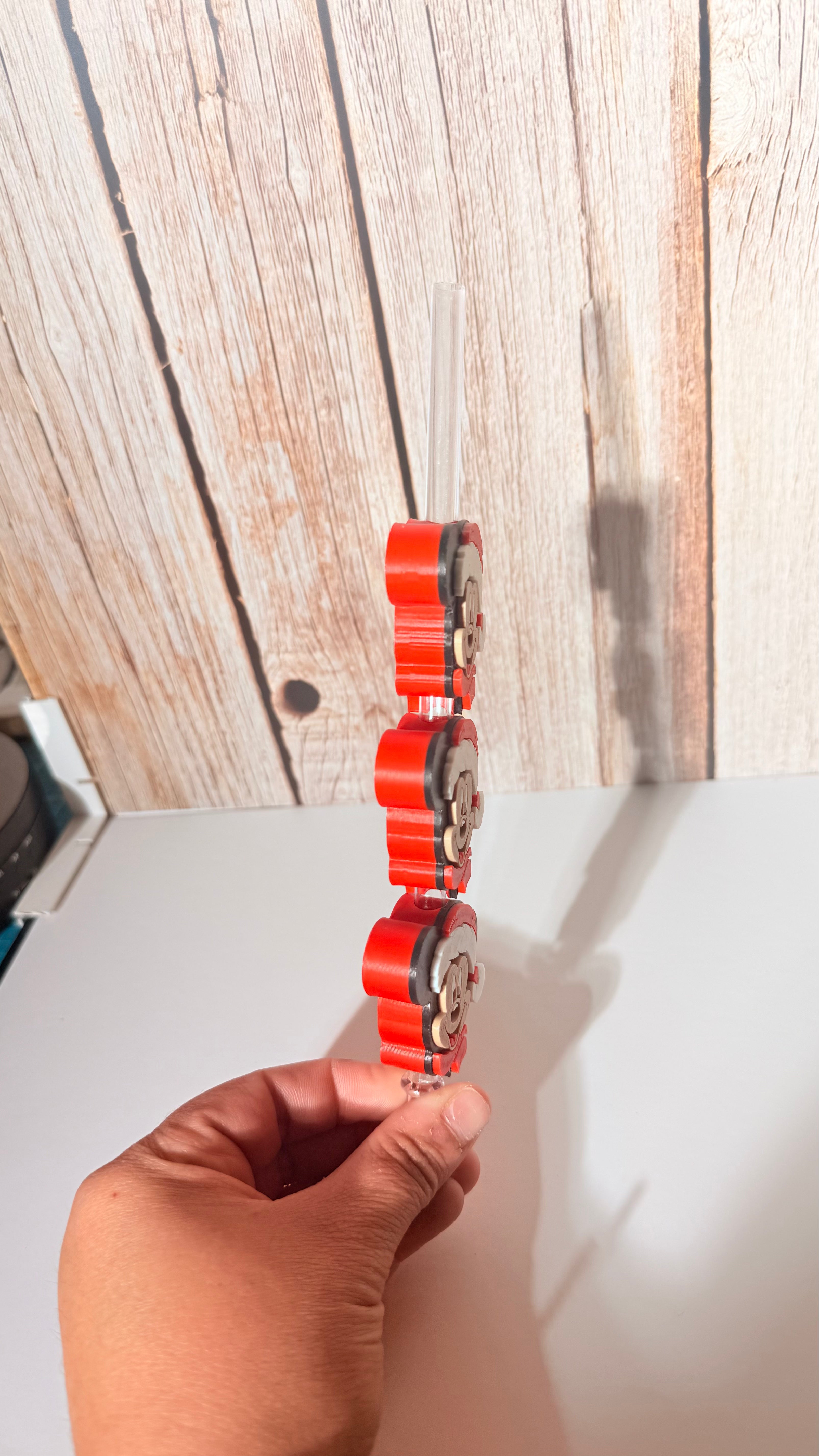 Minnie santa strawtopper