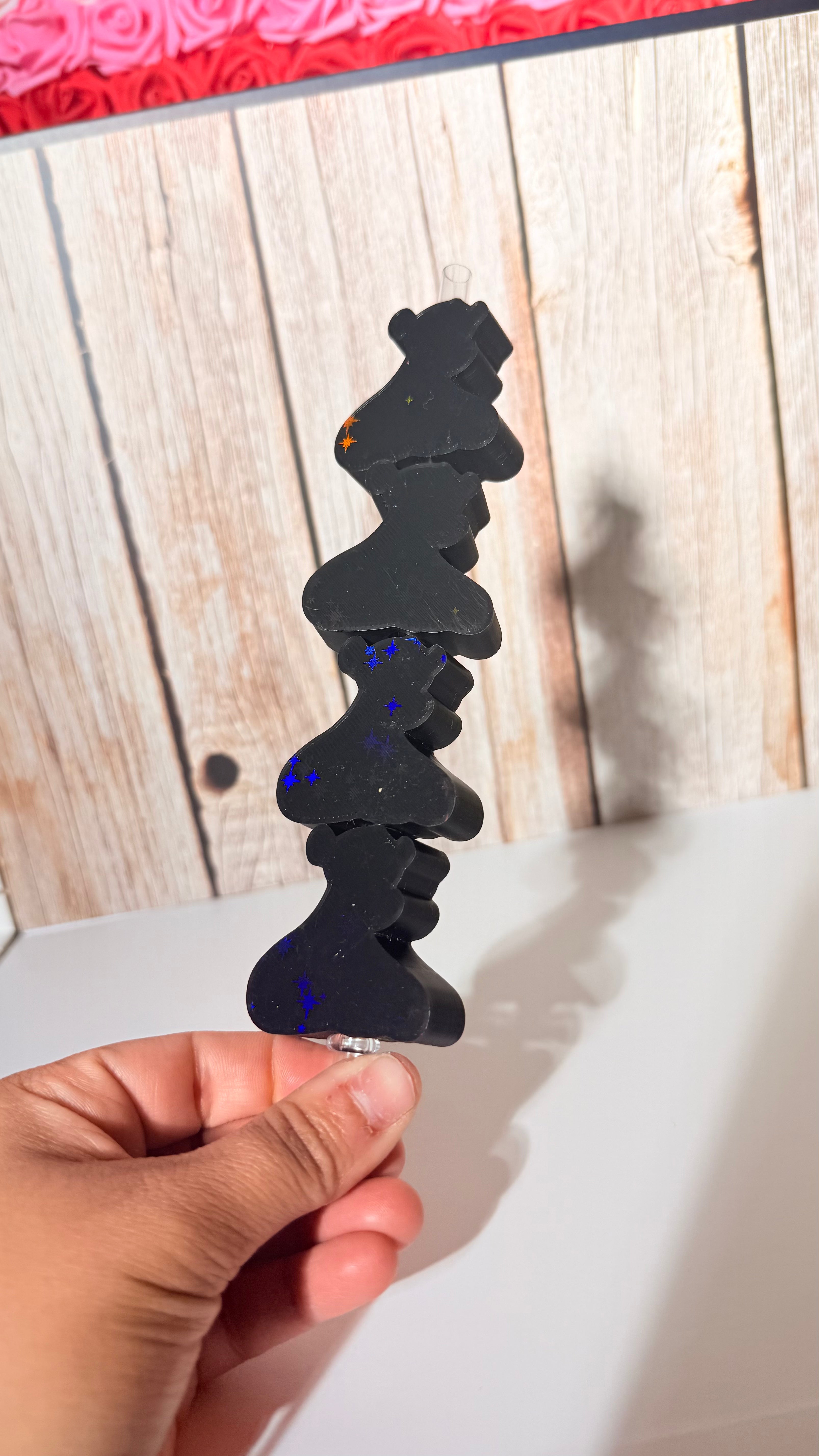 Bouncy tiger 3d stawtopper