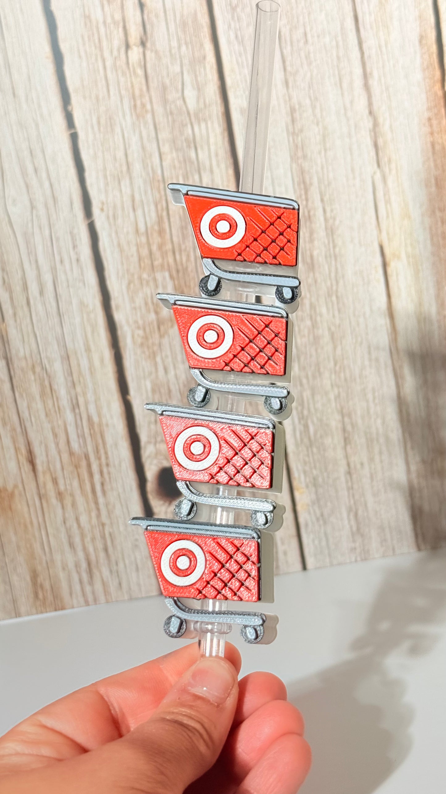 target cart 3d strawtopper