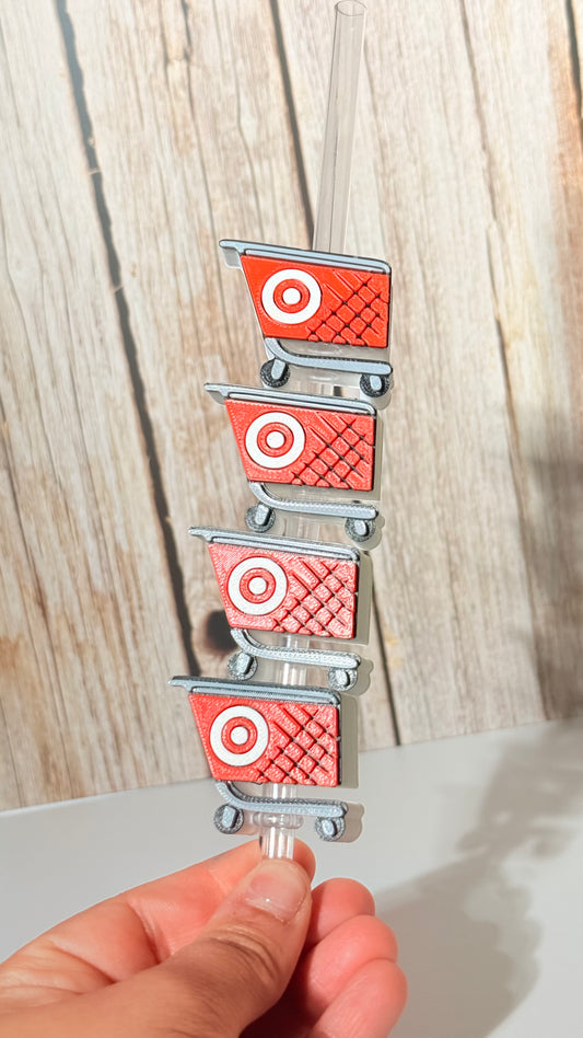 target cart 3d strawtopper