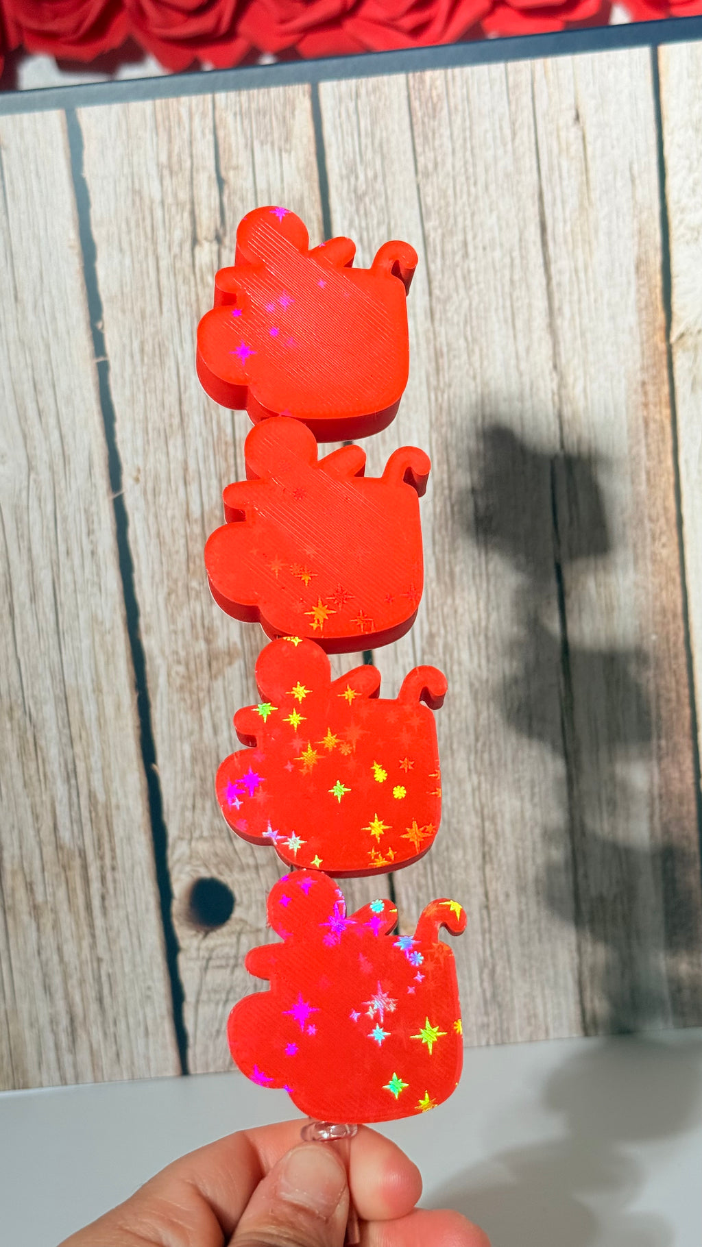 ginger coffe 3d straw topper