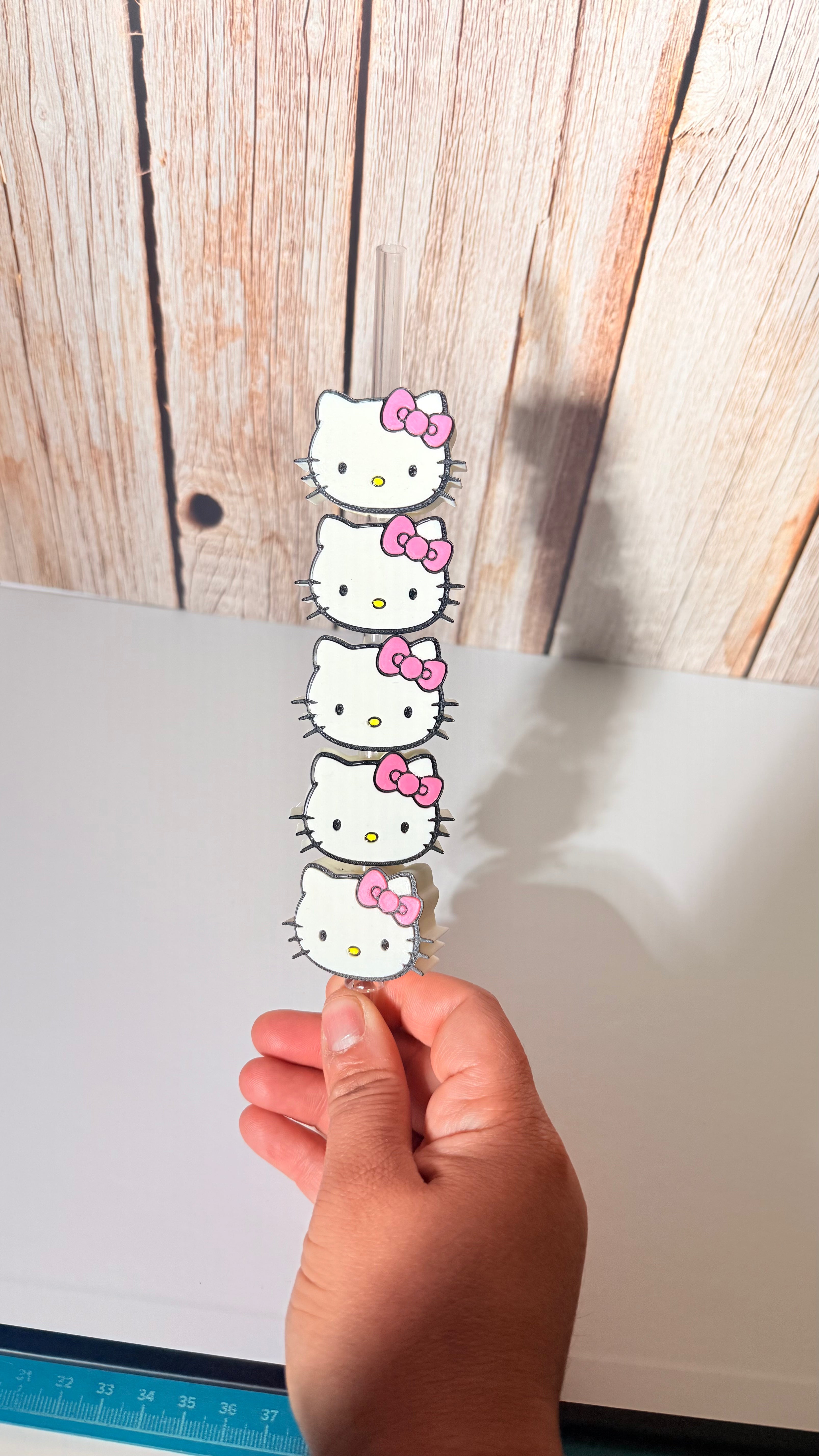 hello kitty straw topper