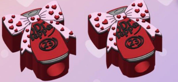 Dr Pepper 3d strawtopper