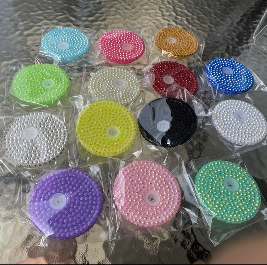 Bling Rhinestone Lid