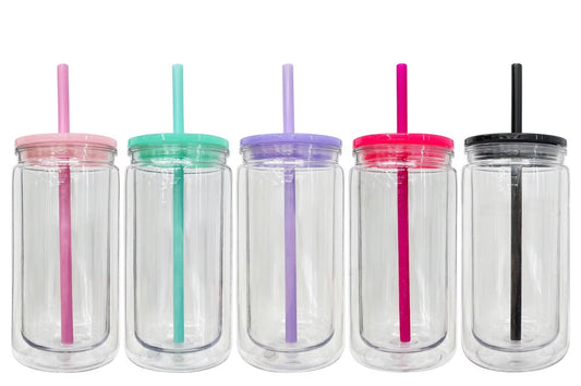16 oz Plastic Snow globe pack 5